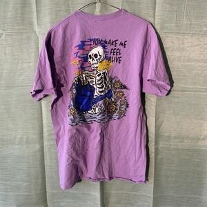 Vintage Dead Head skull tshirt purple
